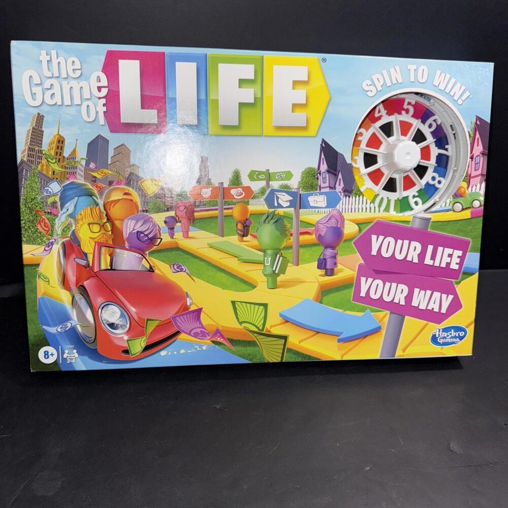The Game of Life Game, Family Board Game for‎ 2 to 4 Players, for Kids Ages 8